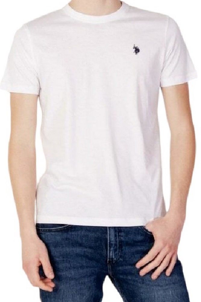 U.S POLO MICK T-SHIRT ΑΝΔΡΙΚΟ WHITE