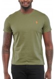 U.S POLO MICK T-SHIRT ΑΝΔΡΙΚΟ KHAKI