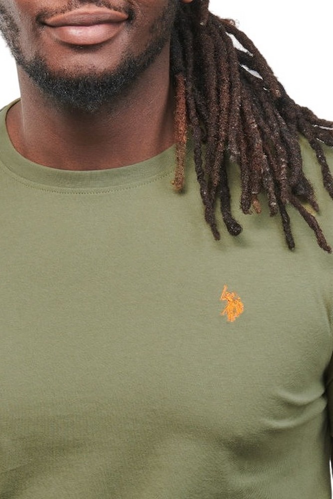 U.S POLO MICK T-SHIRT ΑΝΔΡΙΚΟ KHAKI