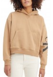 CALVIN KLEIN JEANS GRADIENT MONOLOGO HOODIE ΦΟΥΤΕΡ ΓΥΝΑΙΚΕΙΟ BEIGE