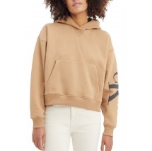 CALVIN KLEIN JEANS GRADIENT MONOLOGO HOODIE ΦΟΥΤΕΡ ΓΥΝΑΙΚΕΙΟ BEIGE