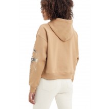 CALVIN KLEIN JEANS GRADIENT MONOLOGO HOODIE ΦΟΥΤΕΡ ΓΥΝΑΙΚΕΙΟ BEIGE