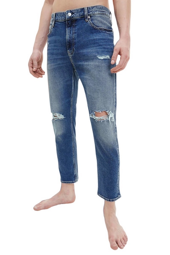 CALVIN KLEIN JEANS DAD JEAN ΠΑΝΤΕΛΟΝΙ ΑΝΔΡΙΚΟ BLUΕ DENIM