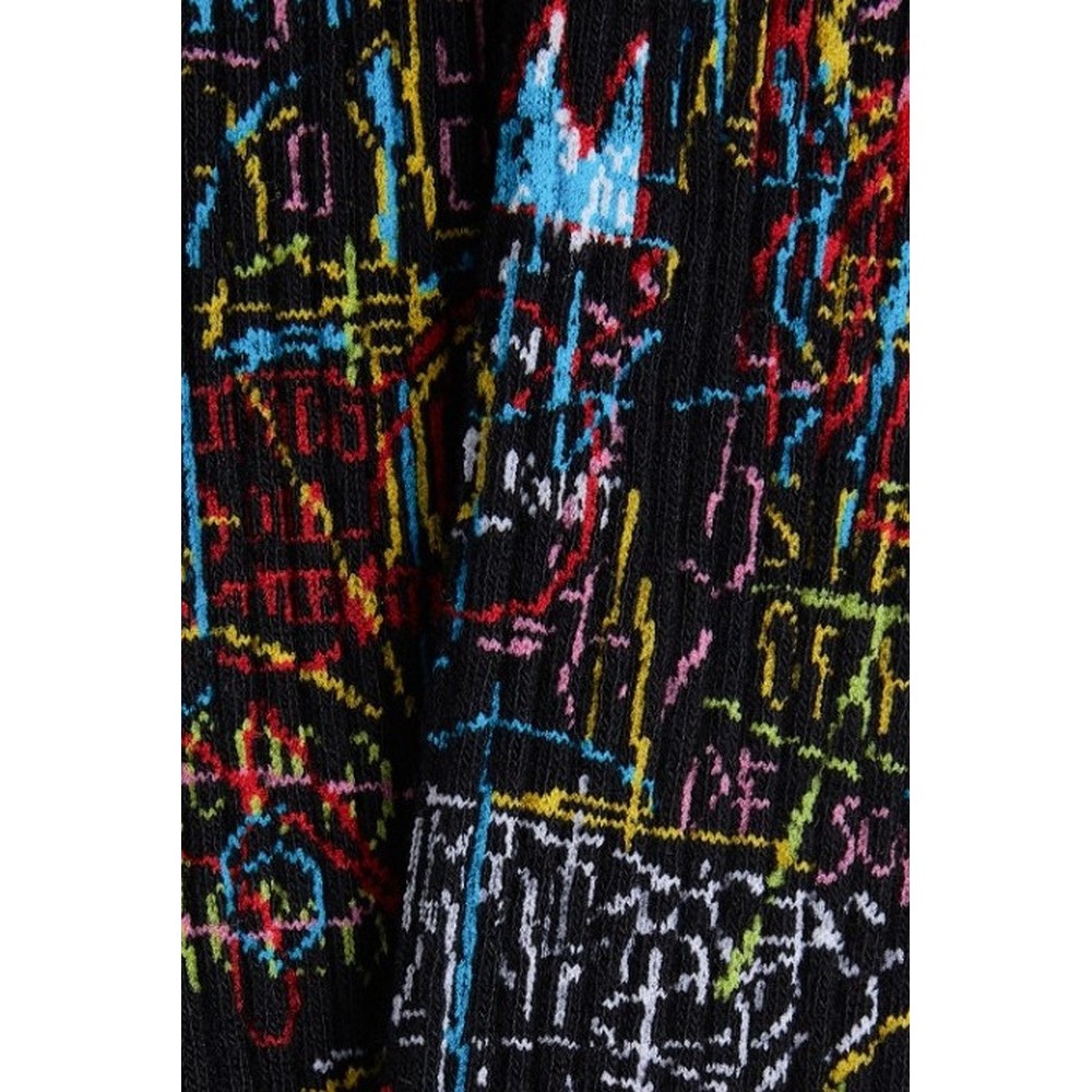 JIMMY LION ATHLETIC BASQUIAT KINGS OF EGYPT SOCKS UNISEX ΚΑΛΤΣΕΣ BLACK