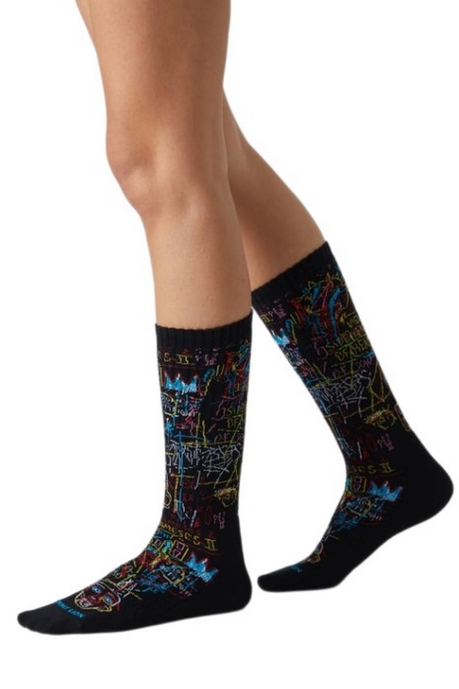 JIMMY LION ATHLETIC BASQUIAT KINGS OF EGYPT SOCKS UNISEX ΚΑΛΤΣΕΣ BLACK