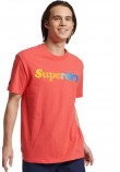 SUPERDRY FLASH VINTAGE T-SHIRT ΜΠΛΟΥΖΑ ΑΝΔΡΙΚΗ ORANGE