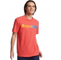 SUPERDRY FLASH VINTAGE T-SHIRT ΜΠΛΟΥΖΑ ΑΝΔΡΙΚΗ ORANGE