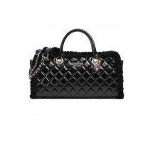 GUESS CRISTI SHOULDER SATCHEL ΤΣΑΝΤΑ ΓΥΝΑΙΚΕΙΑ BLACK