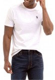 U.S.POLO MICK 000148 EH33 TSHIRT ΜΠΛΟΥΖΑ ΑΝΔΡΙΚΗ WHITE