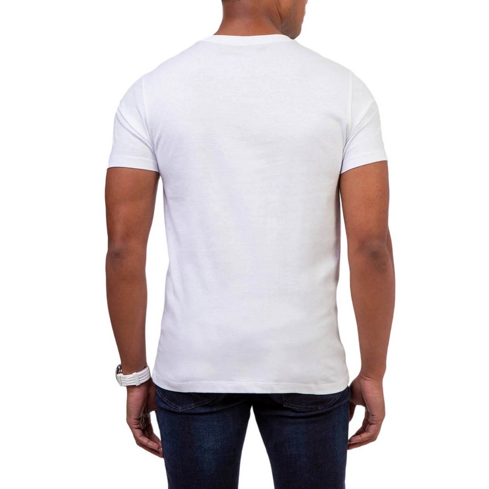 U.S.POLO MICK 000148 EH33 TSHIRT ΜΠΛΟΥΖΑ ΑΝΔΡΙΚΗ WHITE