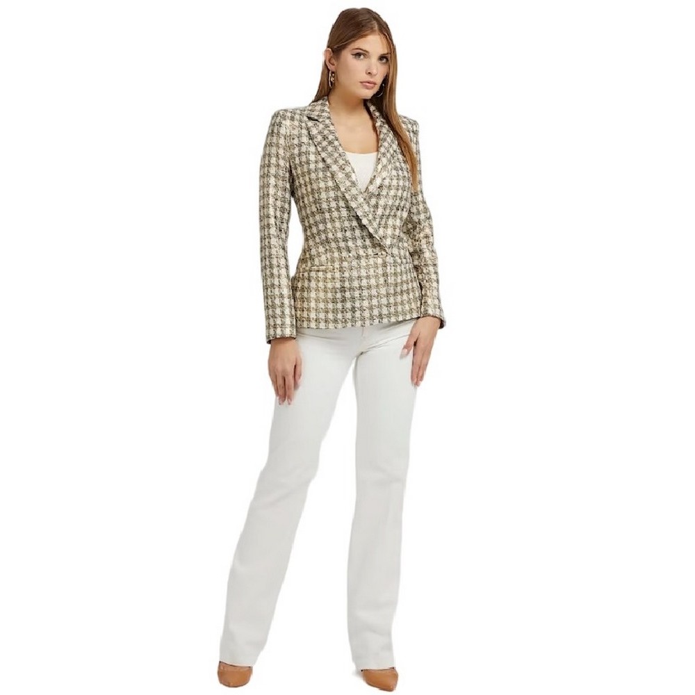 GUESS EMELIE FOILED BLAZER ΣΑΚΑΚΙ ΓΥΝΑΙΚΕΙΟ MULTI