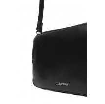 CALVIN KLEIN WEBBING DOUBLE STRAP CAMERA BAG ΤΣΑΝΤΑ ΓΥΝΑΙΚΕΙΟ BLACK