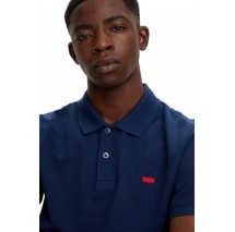 LEVI'S SLIM HOUSEMARK POLO T-SHIRT ΜΠΛΟΥΖΑ ΑΝΔΡΙΚΗ BLUE