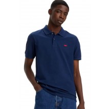 LEVI'S SLIM HOUSEMARK POLO T-SHIRT ΜΠΛΟΥΖΑ ΑΝΔΡΙΚΗ BLUE