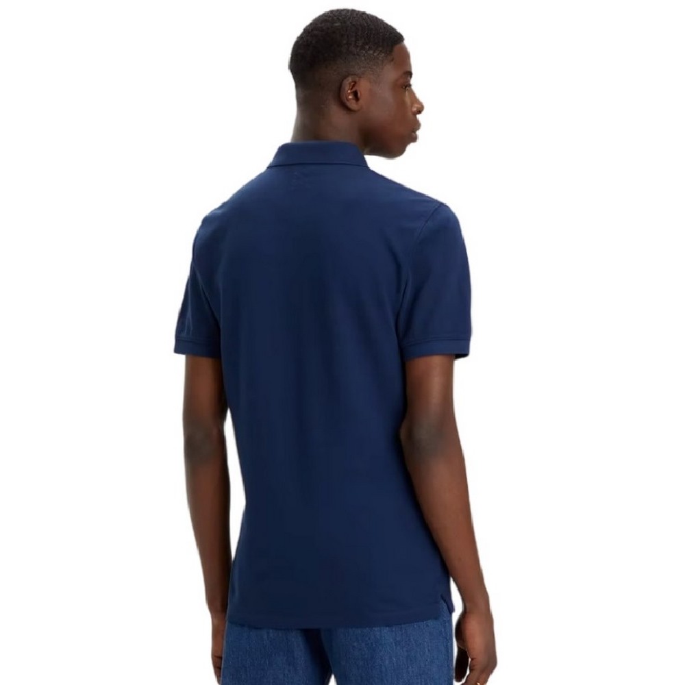 LEVI'S SLIM HOUSEMARK POLO T-SHIRT ΜΠΛΟΥΖΑ ΑΝΔΡΙΚΗ BLUE