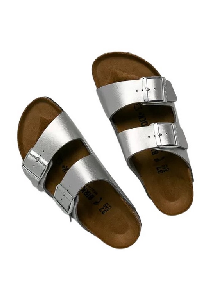 BIRKENSTOCK SYNTHETICS ARIZONA NARROW SEASONAL CLASSIC ADULTS TEX ΠΑΝΤΟΦΛΑ ΓΥΝΑΙΚΕΙΑ SILVER