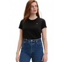 LEVI'S PERFECT T-SHIRT ΜΠΛΟΥΖΑ ΓΥΝΑΙΚΕΙΑ BLACK