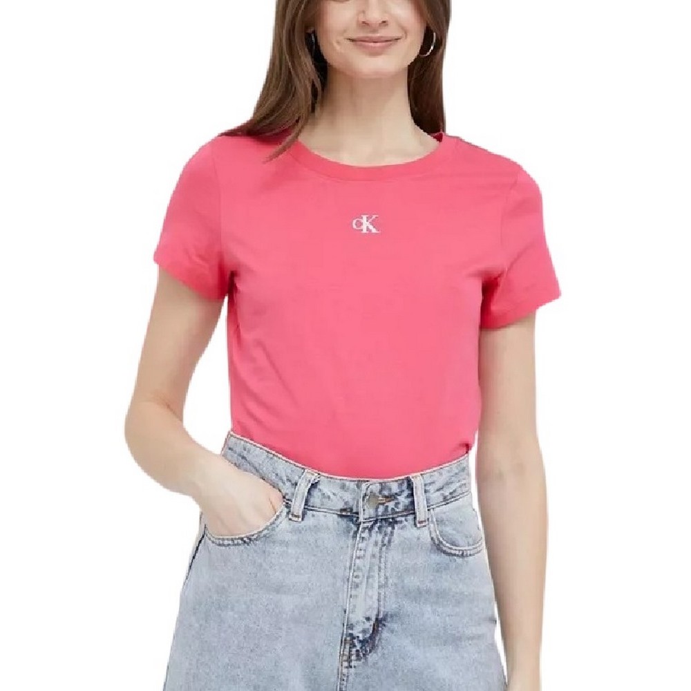 CALVIN KLEIN JEANS MICRO MONOLOGO SLIM FIT TEE T-SHIRT ΓΥΝΑΙΚΕΙΟ FOYXIA