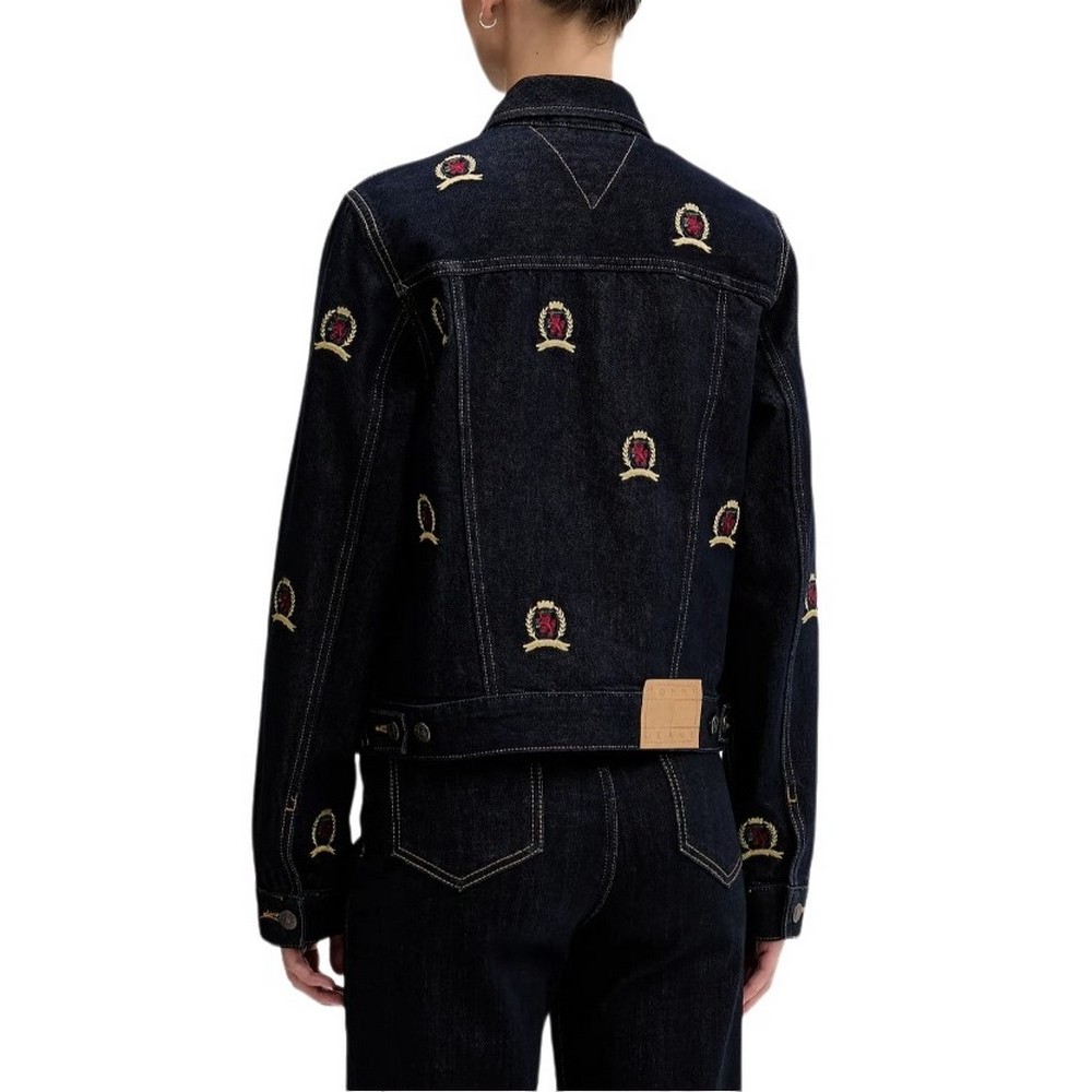 TOMMY JEANS CLASSIC TRUCKER CR EI6059 ΤΖΙΝ ΜΠΟΥΦΑΝ ΓΥΝΑΙΚΕΙΟ DENIM DARK