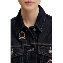 TOMMY JEANS CLASSIC TRUCKER CR EI6059 ΤΖΙΝ ΜΠΟΥΦΑΝ ΓΥΝΑΙΚΕΙΟ DENIM DARK