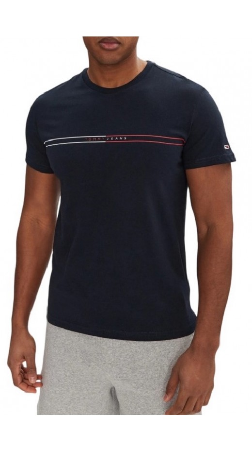 TOMMY JEANS SLIM ENTRY GRAPHIC TEE EXT T-SHIRT ΜΠΛΟΥΖΑ ΑΝΔΡΙΚΗ NAVY