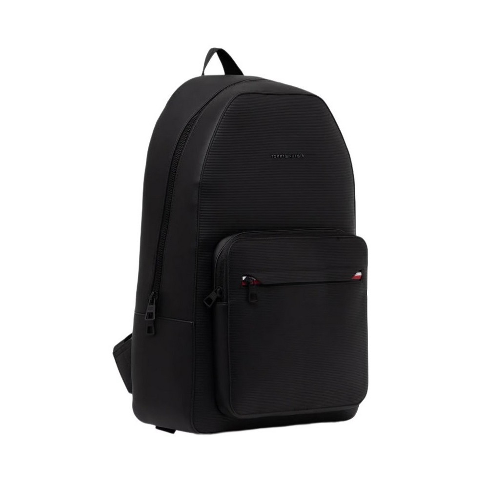 TOMMY HILFIGER CORP BACKPACK ΤΣΑΝΤΑ ΑΝΔΡΙΚΗ BLACK