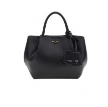 GUESS AMORETTE GIRLFRIEND SATCHEL ΤΣΑΝΤΑ ΓΥΝΑΙΚΕΙΑ BLACK