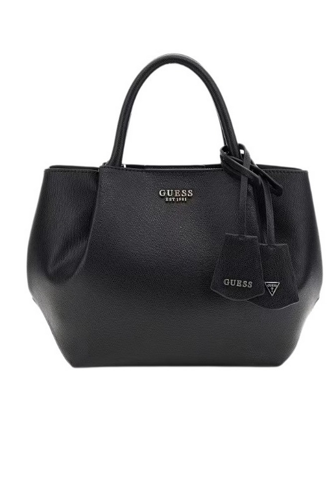 GUESS AMORETTE GIRLFRIEND SATCHEL ΤΣΑΝΤΑ ΓΥΝΑΙΚΕΙΑ BLACK
