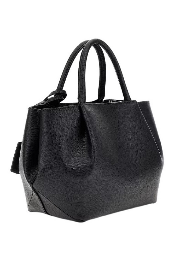 GUESS AMORETTE GIRLFRIEND SATCHEL ΤΣΑΝΤΑ ΓΥΝΑΙΚΕΙΑ BLACK