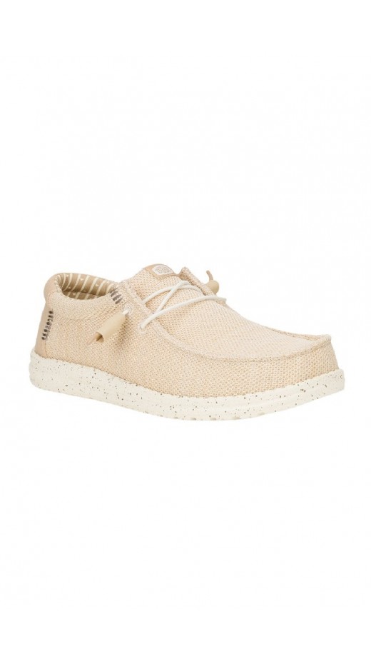 HEY DUDE WALLY STRETCH SOX ΠΑΠΠΟΥΤΣΙ ΑΝΔΡΙΚΟ CREAM