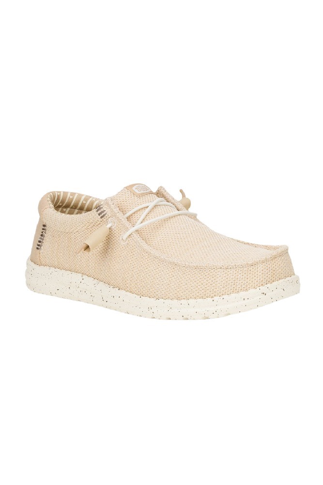 HEY DUDE WALLY STRETCH SOX ΠΑΠΠΟΥΤΣΙ ΑΝΔΡΙΚΟ CREAM