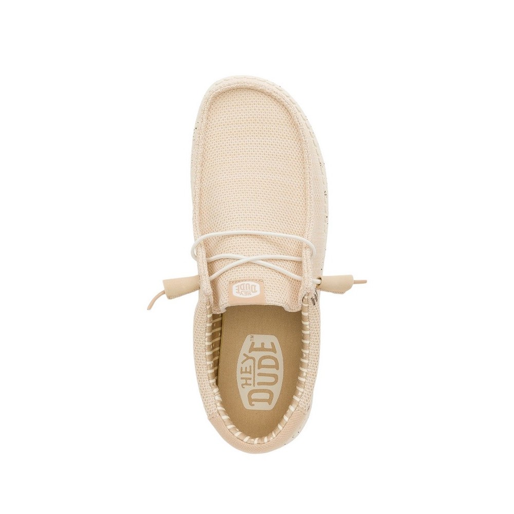 HEY DUDE WALLY STRETCH SOX ΠΑΠΠΟΥΤΣΙ ΑΝΔΡΙΚΟ CREAM