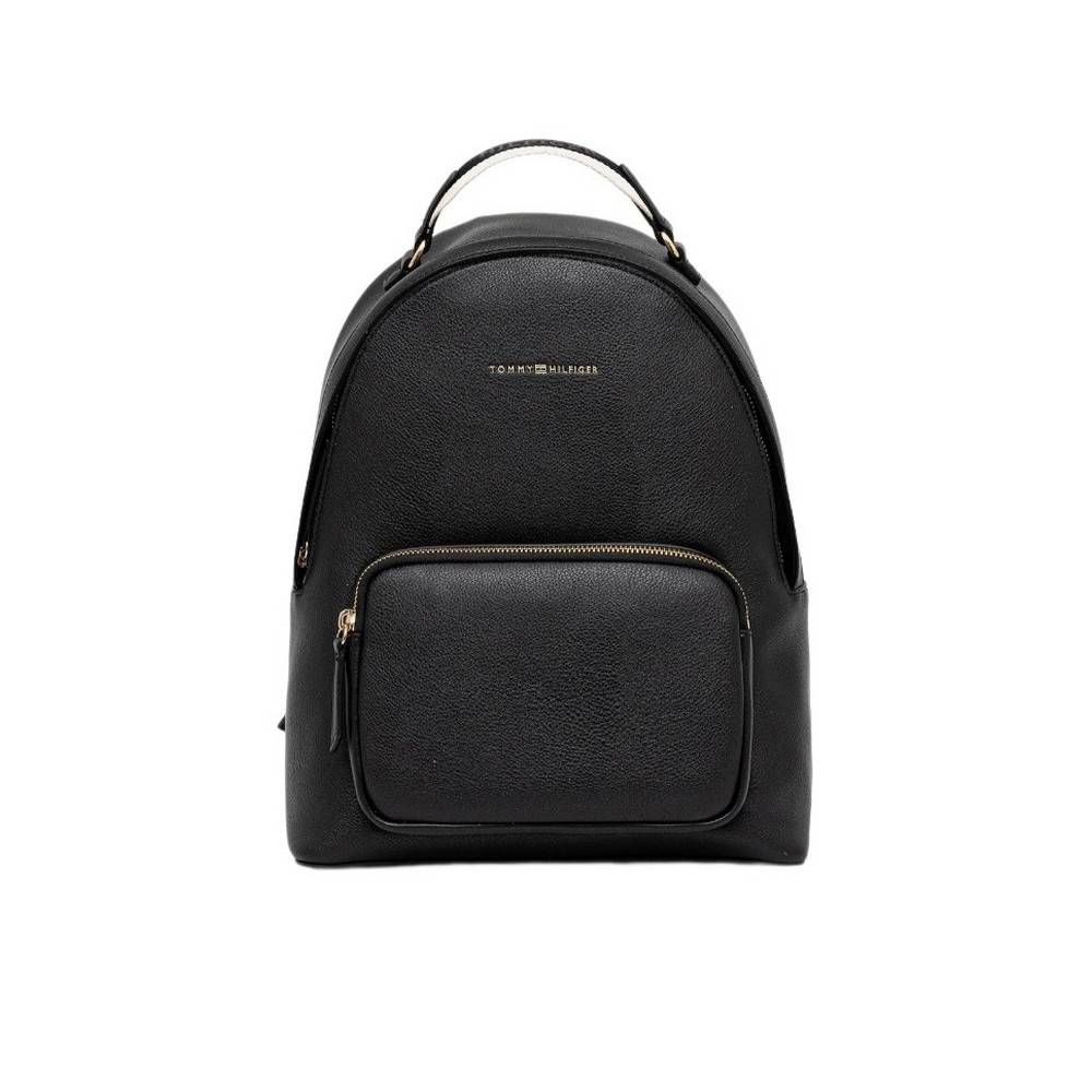 TOMMY HILFIGER LOGOTAPE BACKPACK ΤΣΑΝΤΑ ΓΥΝΑΙΚΕΙΑ BLACK