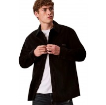 CALVIN KLEIN JEANS LS CORDUROY POCKET RELAXED SHIRT ΜΠΟΥΦΑΝ ΑΝΔΡΙΚΟ BLACK