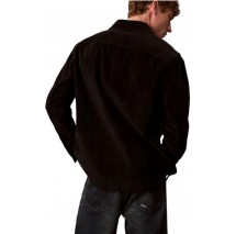 CALVIN KLEIN JEANS LS CORDUROY POCKET RELAXED SHIRT ΜΠΟΥΦΑΝ ΑΝΔΡΙΚΟ BLACK