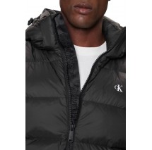 CALVIN KLEIN JEANS LS NYLN ZP OFF HD DW ΜΠΟΥΦΑΝ ΑΝΔΡΙΚΟ BLACK