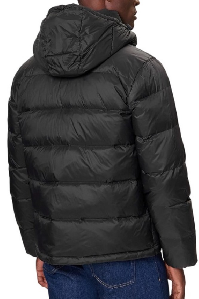 CALVIN KLEIN JEANS LS NYLN ZP OFF HD DW ΜΠΟΥΦΑΝ ΑΝΔΡΙΚΟ BLACK