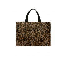 LIU JO SOFT MIN OF 2 L TOTE 2F5027T6089 ΤΣΑΝΤΑ ΓΥΝΑΙΚΕΙΑ ANIMAL PRINT