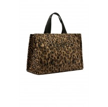 LIU JO SOFT MIN OF 2 L TOTE 2F5027T6089 ΤΣΑΝΤΑ ΓΥΝΑΙΚΕΙΑ ANIMAL PRINT