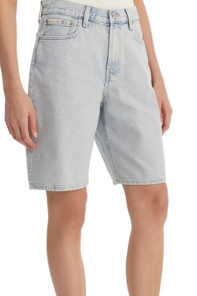 CALVIN KLEIN JEANS THE BERMUDA SHORT ΤΖΙΝ ΒΕΡΜΟΥΔΑ ΓΥΝΑΙΚΕΙΑ DENIM LIGHT