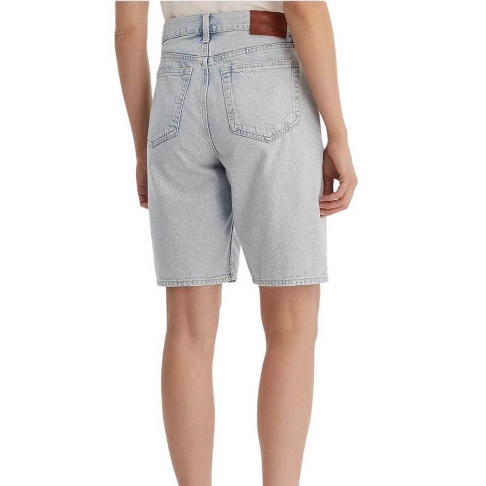 CALVIN KLEIN JEANS THE BERMUDA SHORT ΤΖΙΝ ΒΕΡΜΟΥΔΑ ΓΥΝΑΙΚΕΙΑ DENIM LIGHT