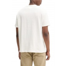 TOMMY JEANS RLX LINEAR LOGO TEE T-SHIRT ΜΠΛΟΥΖΑ ΑΝΔΡΙΚΗ ECRU