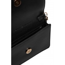 TOMMY HILFIGER ICON CARD HOLDER W/CHAIN ΠΟΡΤΟΦΟΛΙ ΓΥΝΑΙΚΕΙΟ BLACK