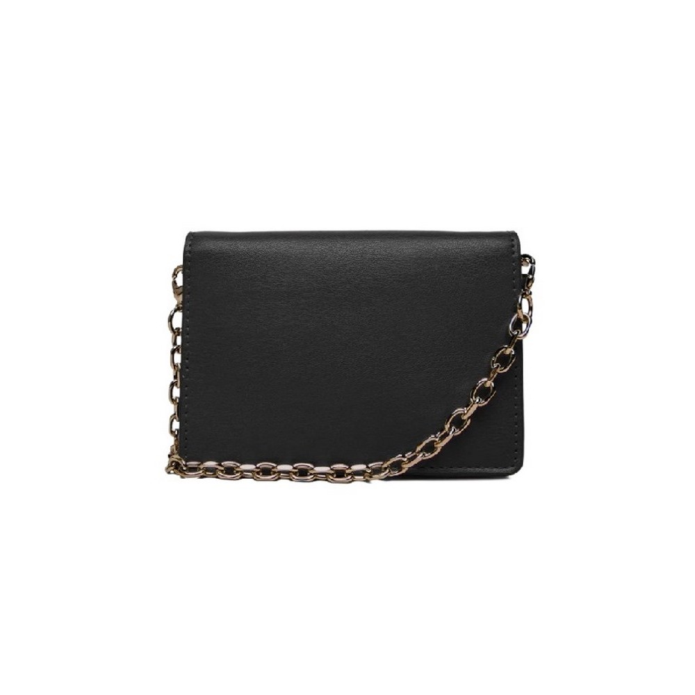 TOMMY HILFIGER ICON CARD HOLDER W/CHAIN ΠΟΡΤΟΦΟΛΙ ΓΥΝΑΙΚΕΙΟ BLACK