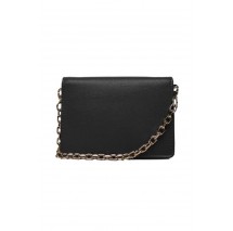 TOMMY HILFIGER ICON CARD HOLDER W/CHAIN ΠΟΡΤΟΦΟΛΙ ΓΥΝΑΙΚΕΙΟ BLACK