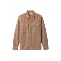 CALVIN KLEIN JEANS CORDUROY EASY OVERSHIRT ΠΟΥΚΑΜΙΣΟ ΑΝΔΡΙΚΟ BEIGE