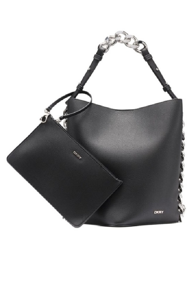 DKNY RIONA BUCKET HANDBAGR54JAO09 ΤΣΑΝΤΑ ΓΥΝΑΙΚΕΙΑ BLACK