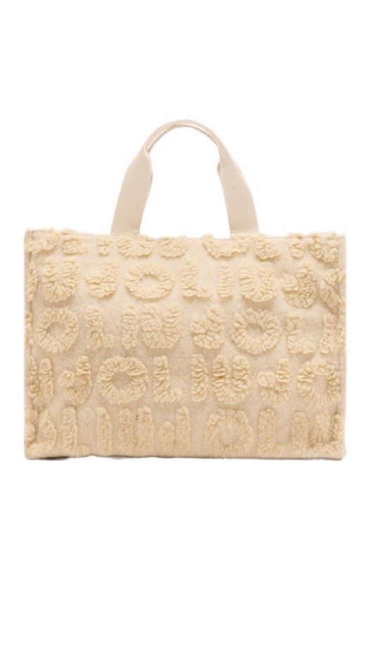LIU JO SOFT AC 2F5027T0300 MIN OF 2 L TOTE ΤΣΑΝΤΑ ΓΥΝΑΙΚΕΙΑ BEIGE