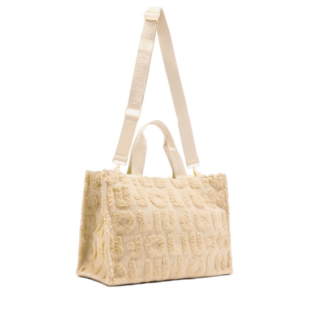 LIU JO SOFT AC 2F5027T0300 MIN OF 2 L TOTE ΤΣΑΝΤΑ ΓΥΝΑΙΚΕΙΑ BEIGE