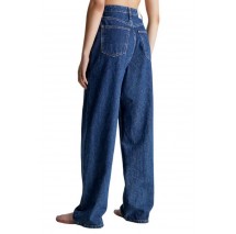 CALVIN KLEIN HIGH RISE RELAXED ΠΑΝΤΕΛΟΝΙ ΓΥΝΑΙΚΕΙΟ BLUΕ DENIM